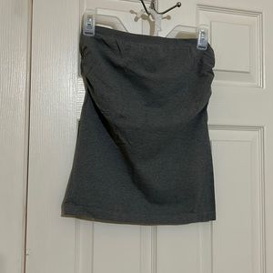 Strapless grey tank
